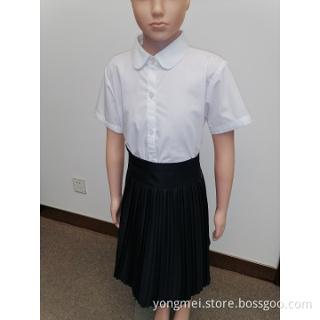 Boys solid color school uniform